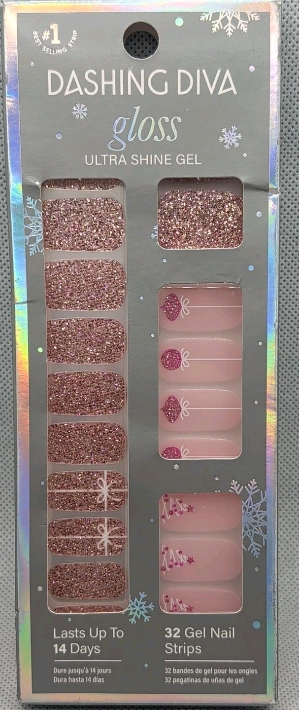 Dashing Diva Gloss Ultra Shine Gel Nail Strips – A Rose Holiday