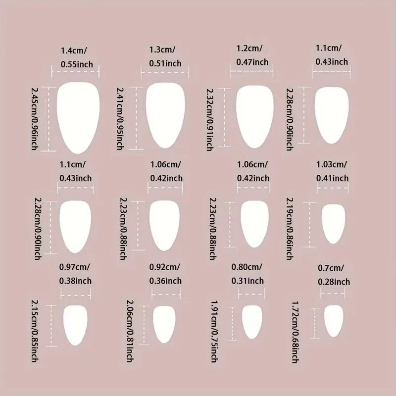 60Pcs Almond Press on Nails, Dark Green French White Dots Nude Daily Fake Nails