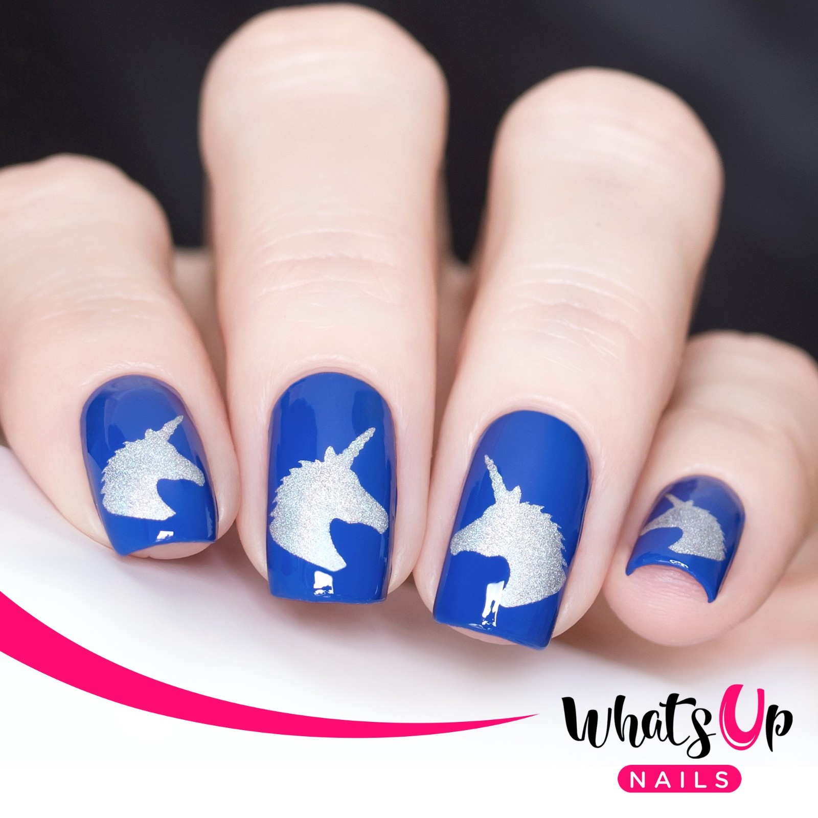 Unicorn Head Stencils for Nails, Nail Stickers, Nail Art, Nail Vinyls