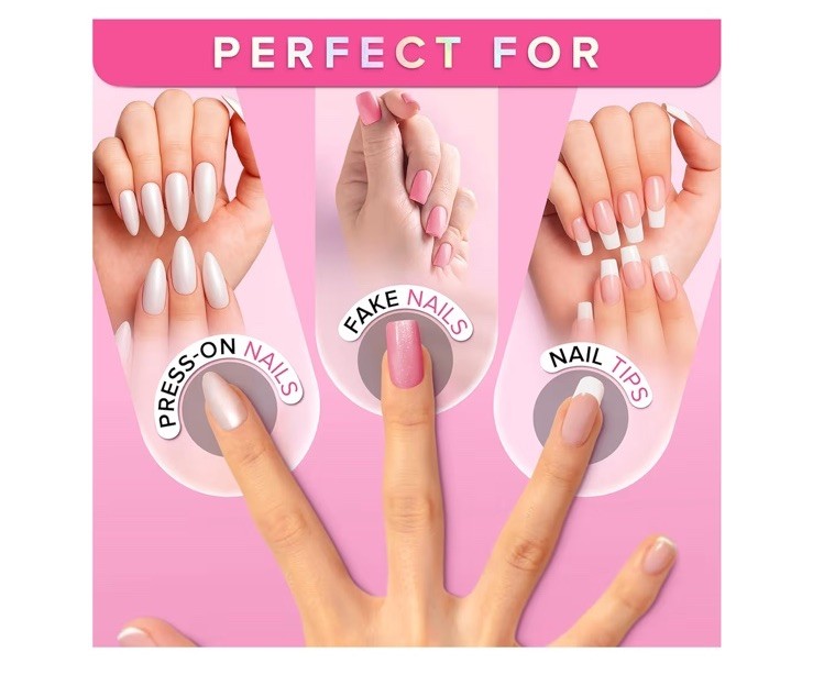 Super Strong Nail Glue for Press on Nails, Nail Tips & Acrylic Nails (8Ml) NYK1