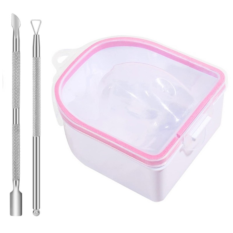 Nail Soaking Bowl,Gel Nail Polishs Remover Kit,Dip Powder Remover Tool,Nail