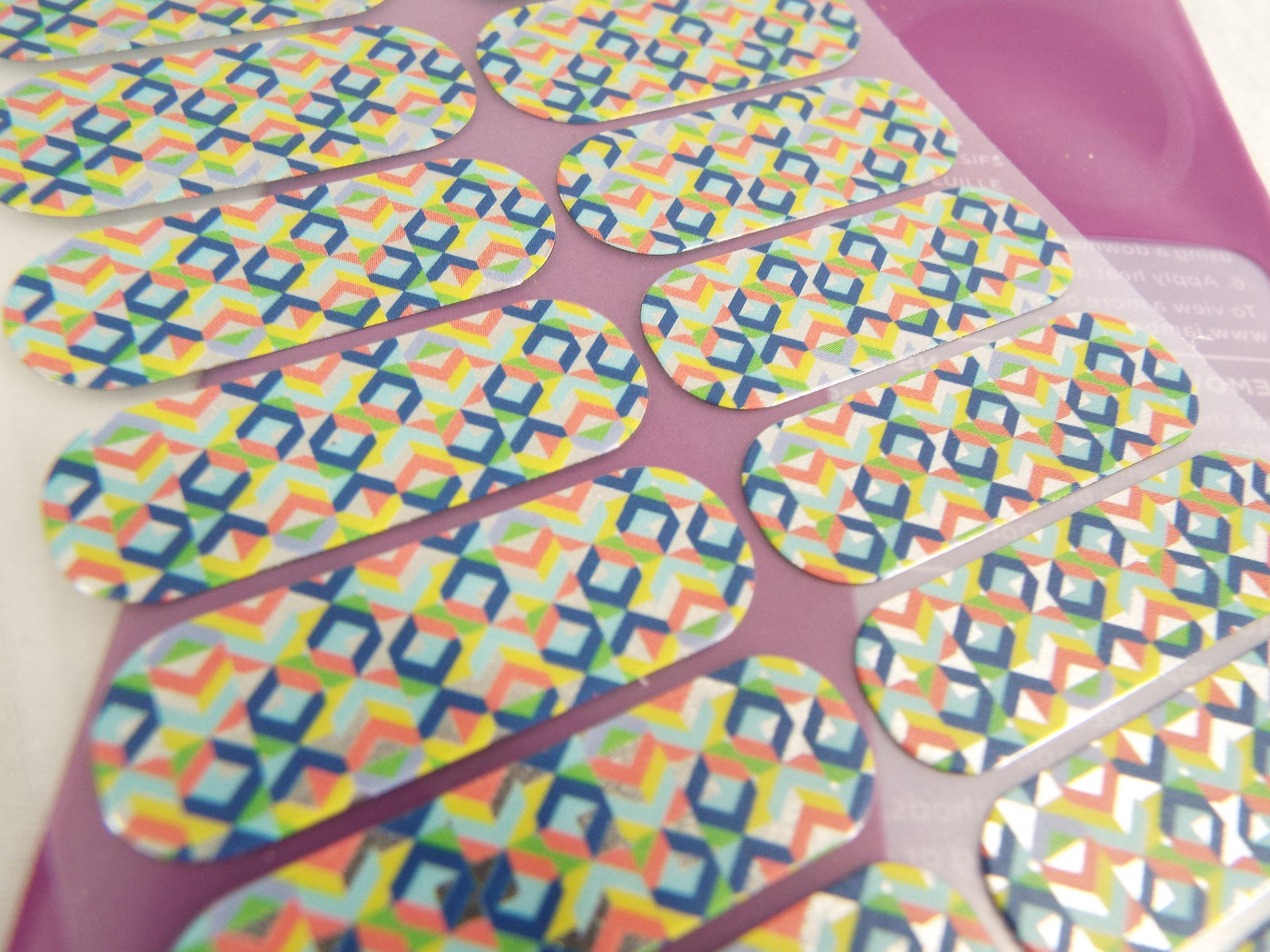 Jamberry Abstract 0316 35Z8 Nail Wrap Full Sheet