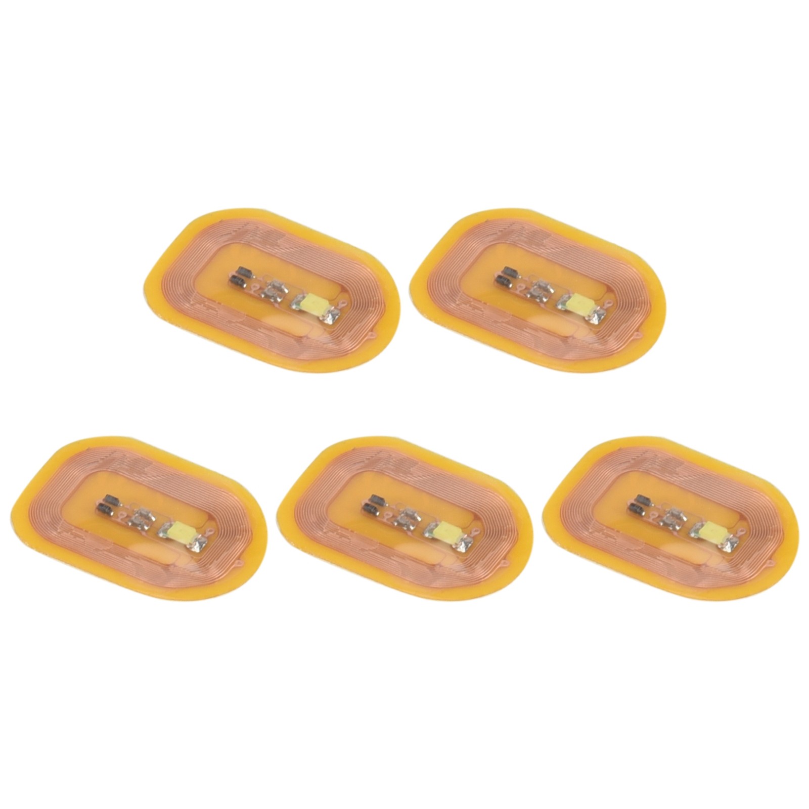 5Pcs NFC Flash Nail Sticker LED Bare Chip Intelligent Nail Lamp3950