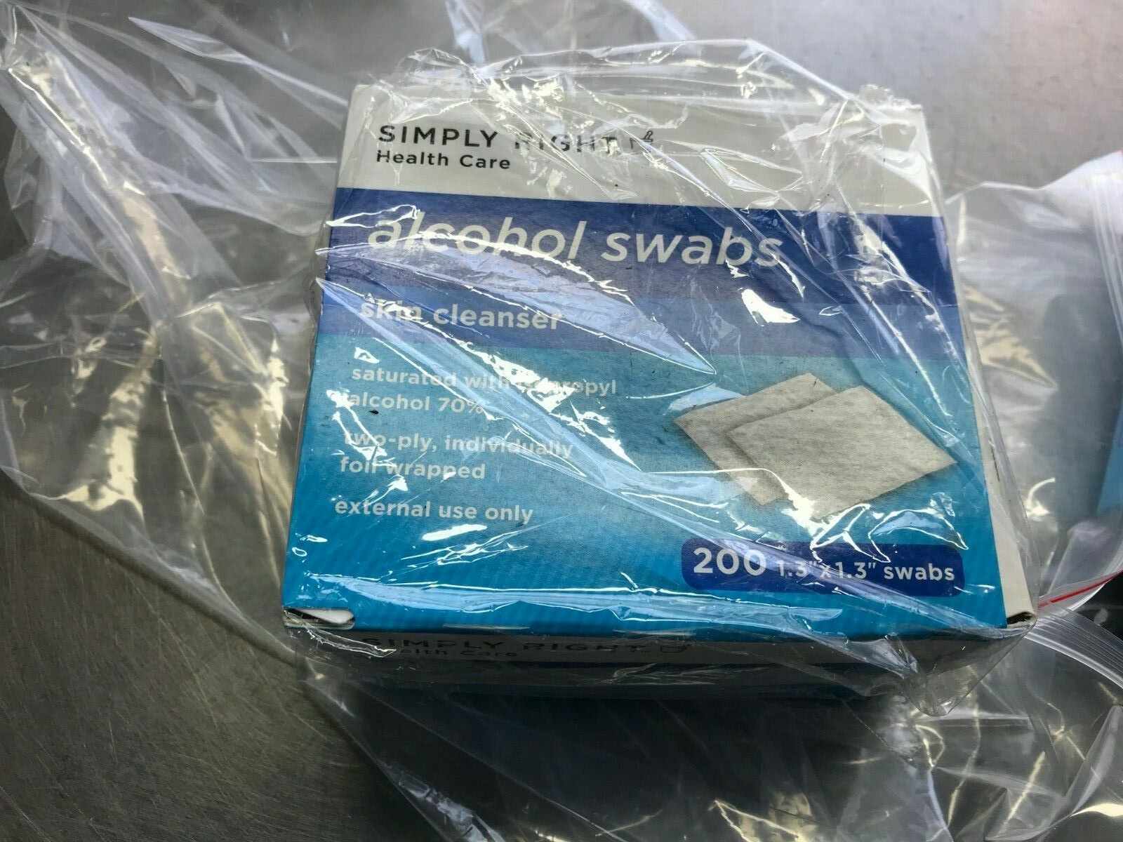 1.3″ x 1.3″ First Aid ALCOHOL SWABS Pads Wet Wipes Antiseptic Cleanser Cleaning