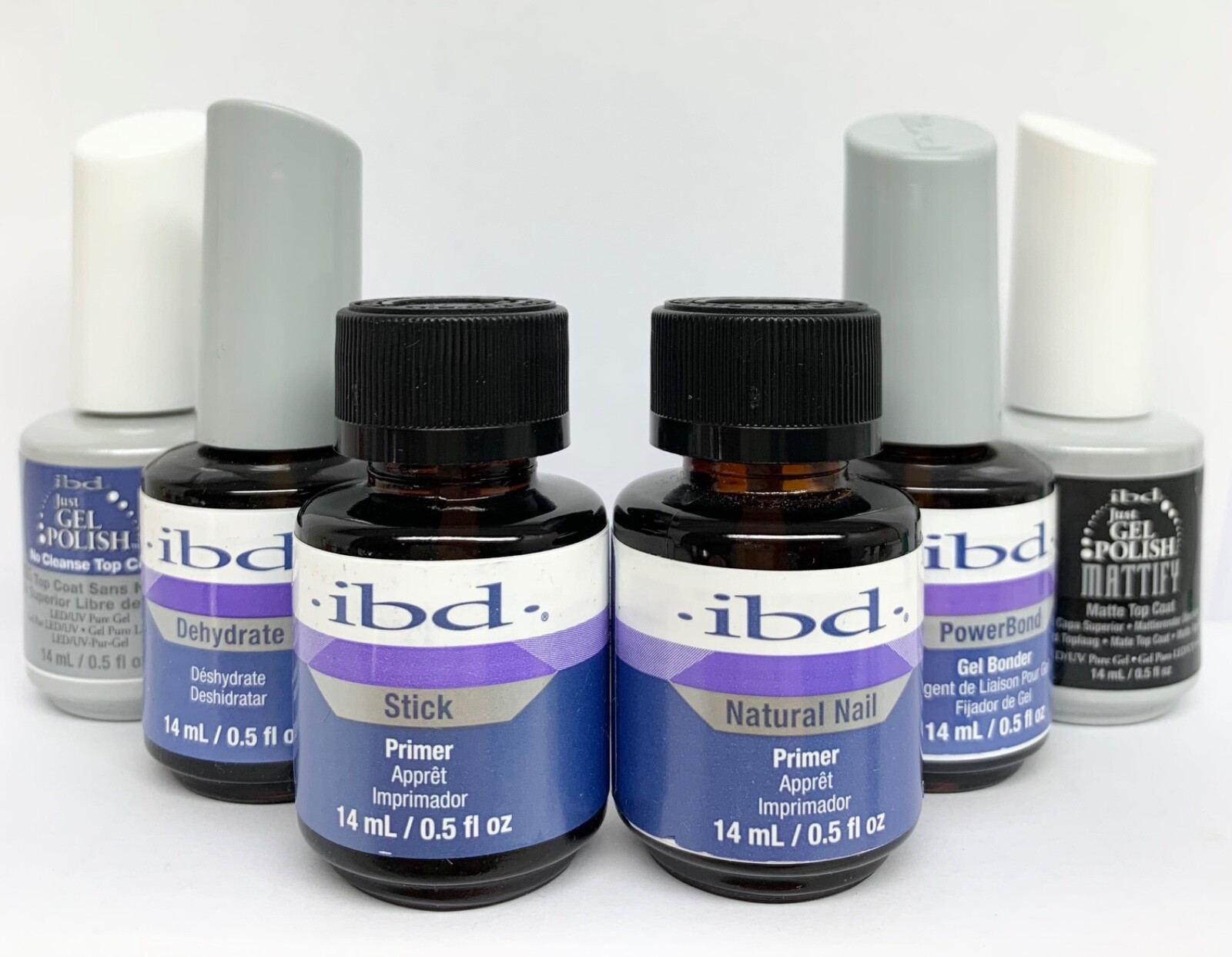 IBD Just Gel Polish- Choose any Primer/ Bond/ Base/ Top 0.5oz/15ml