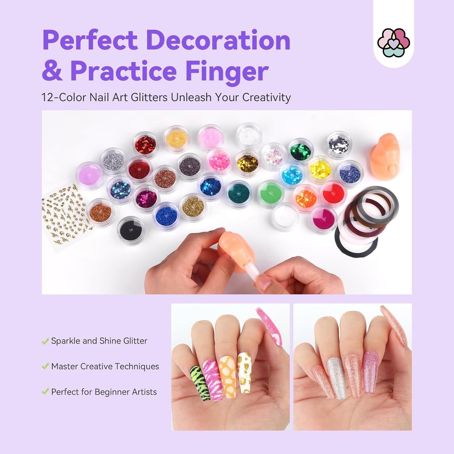 Acrylic Nail Kit for Beginners with Everything: Professional Nails Kit Acrylic S