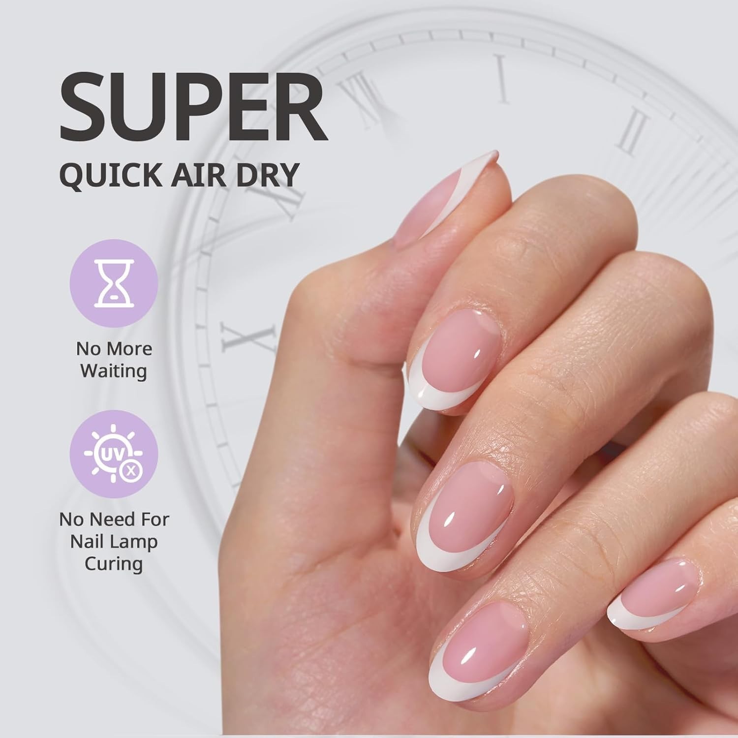 Nail Glue for Press Ons – Brush on Glue for Nail Tips & Acrylic Fake Nails, H…