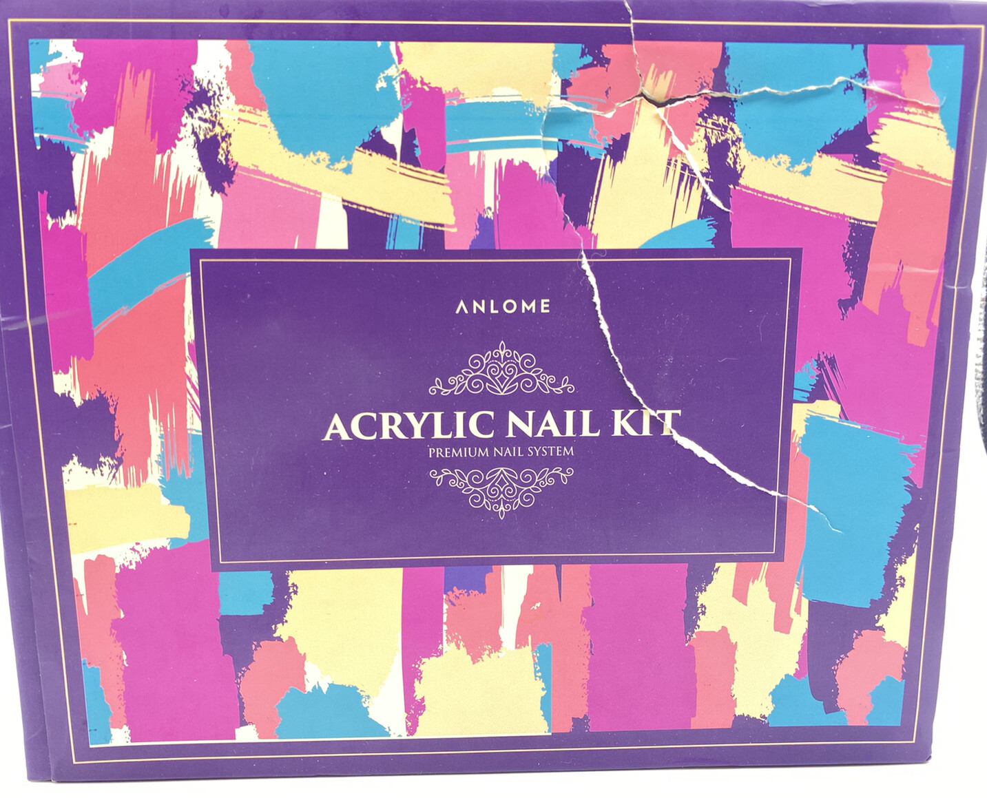 ANLOME Acrylic Nail Kit PREMIUM NAIL SYSTEM New Damaged Box