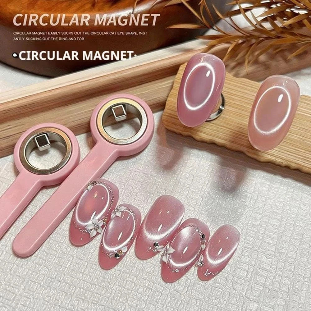 Cicle at Eye Magnet For Nails Art,Rotating Ring Magnet With A Handle