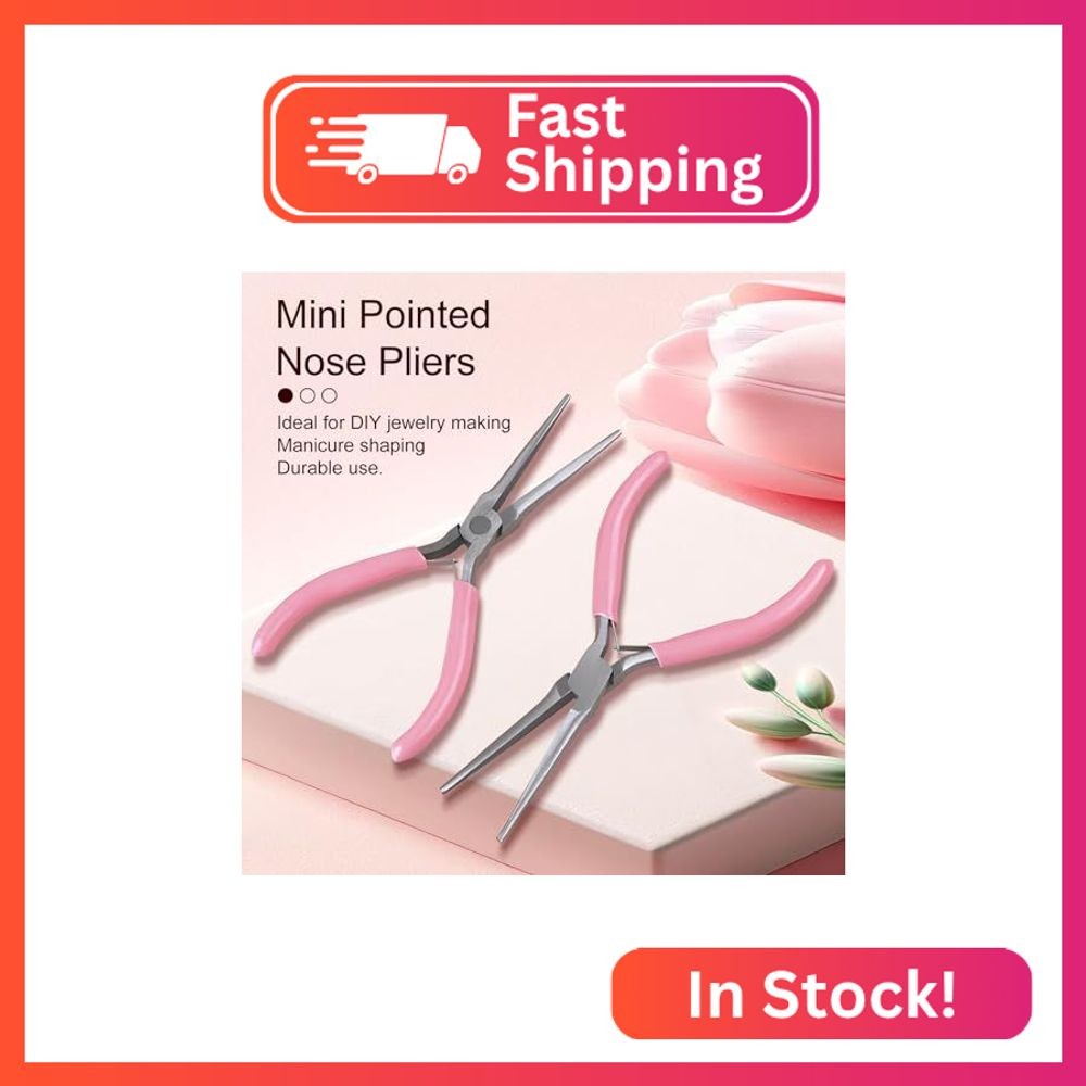 Acrylic UV Gel Tips Sculpting Tweezers Clip Nail Pincher Tool Kit, Stainless Ste