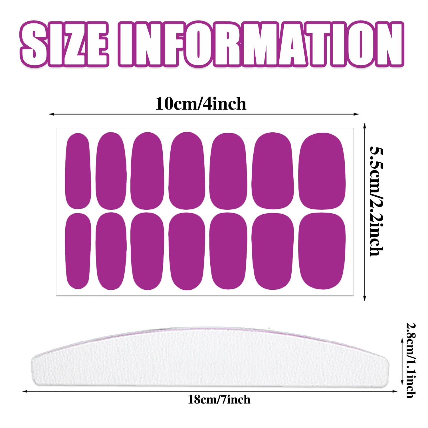 12 Sheets Pink Series Nail Stickers Full Nail Wraps for Women Girls Solid Nai…