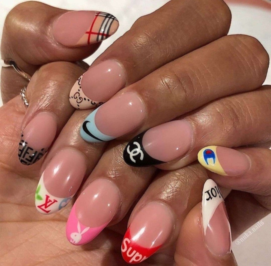 NWT NAIL ART DESIGN SELF-SEAL STICKERS N°112: SOLID WHITE!