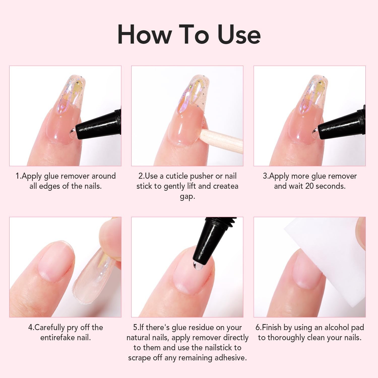 Curvlife Newly Upgraded Quick Drying 10G Semi Solid Nail Glue with 10Ml Remover