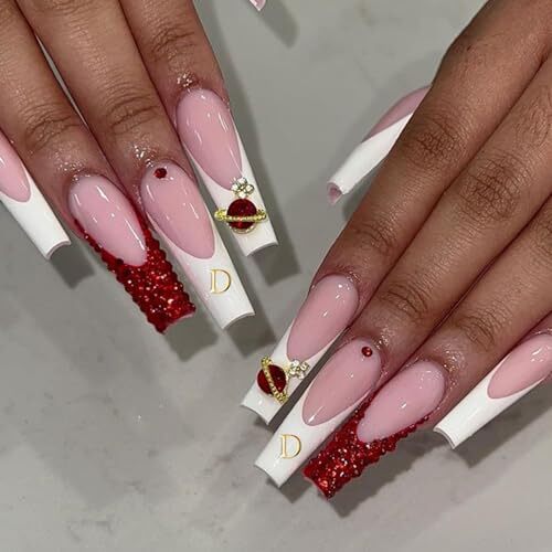 Letters Nail Art Stickers English Alphabet Nail Decals 3D Self 3-letter
