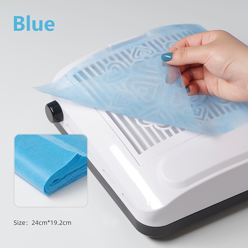 100pcs Dustproof Nail Art Dust Collector Filter Paper Dust Filter Screen