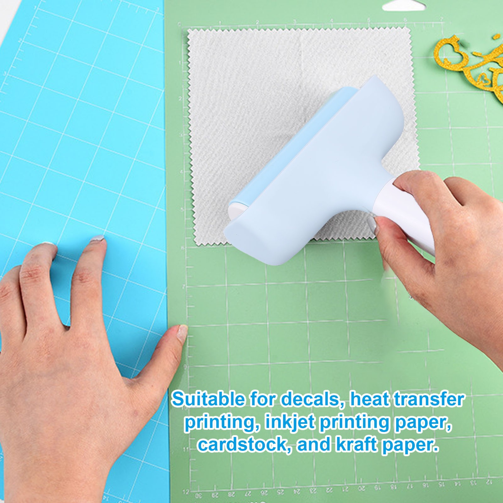 Brayer Roller Tweezers Set Ergonomic Design For Easy Crafting Easy To Use