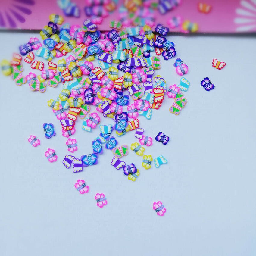 Nail Smile DIY Fruit Slices Polymer 3D Slice 1000pcs Art Decoration Clay