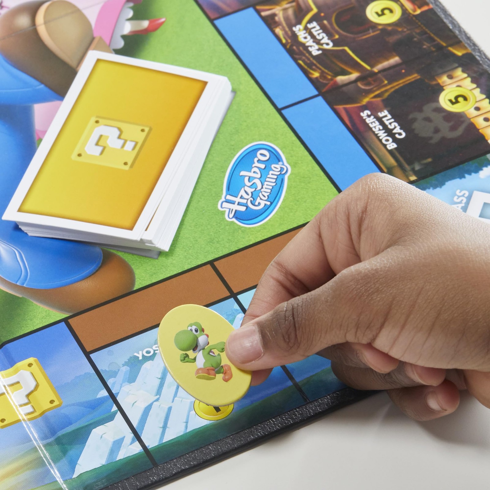 Monopoly Junior Super Mario Edition Board Game, Fun Compact, Multicolored