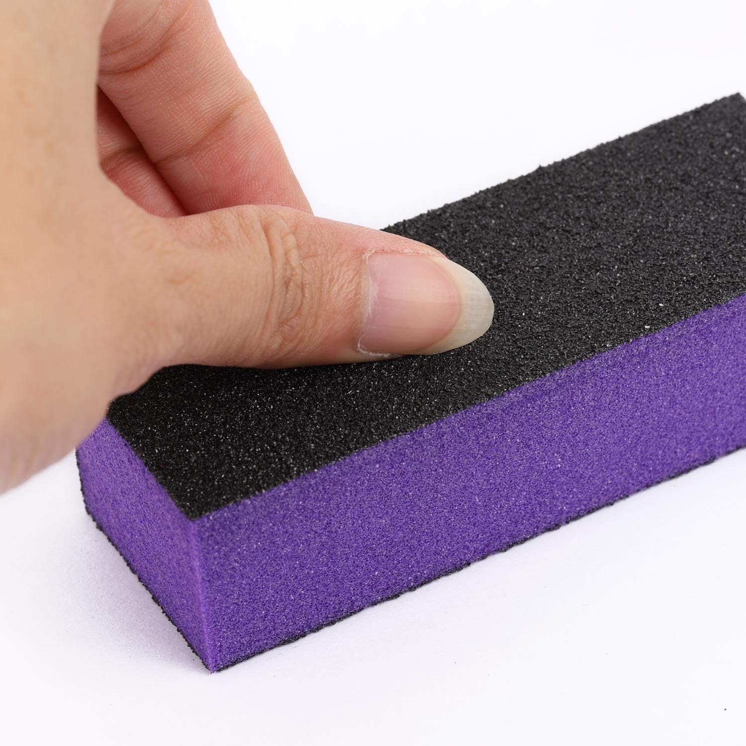 Nail Buffer Blo Spon Sanding Buffing File 80/120 Grit 3 Sides Nail