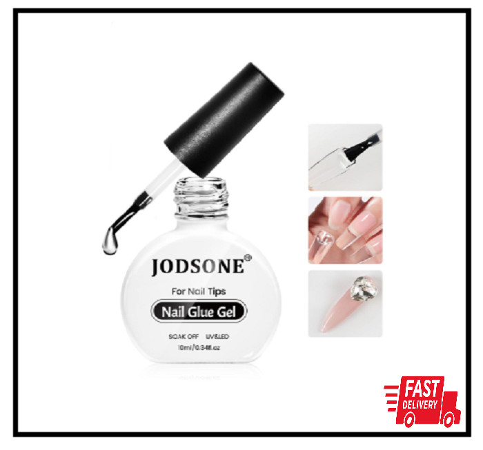 JODSONE 10ml Gel Nail Glue Strong for Nail Tips Long Lasting Extension for C…