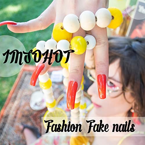 Short Oval Press on Nails Silver Metal Mirror Chrome Fake Nails 92-13Silver