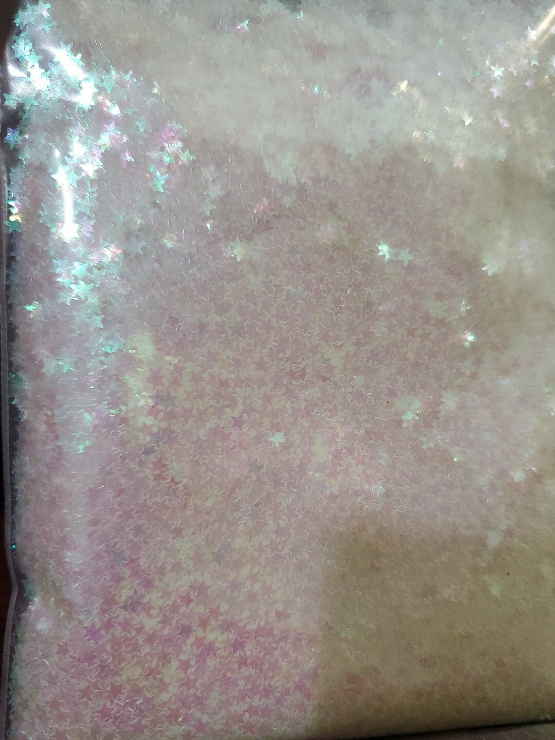 Solvent Resistant Fantasy iridescent STAR shape Glitter Nail Art Face Craft 1tsp