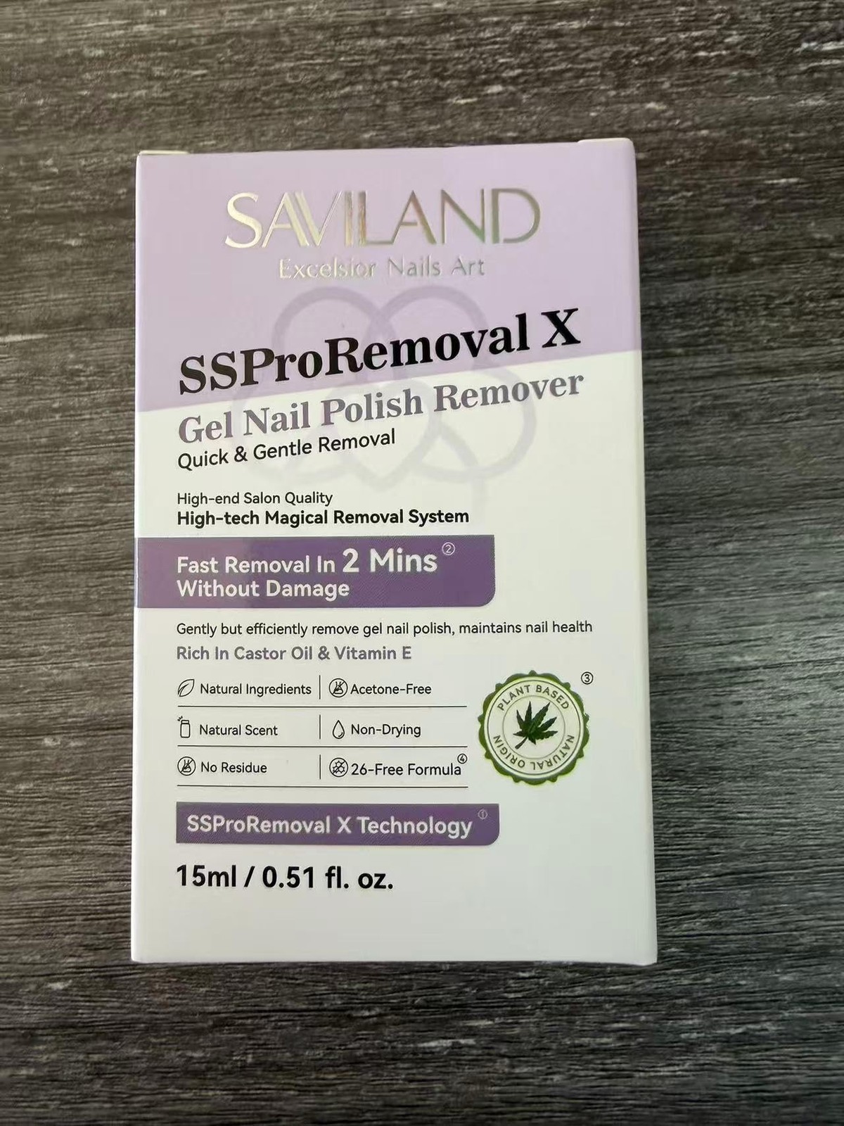 SAVILAND 2 Mins Gel Nail 0.51 Fl Oz (Pack of 1), 1)