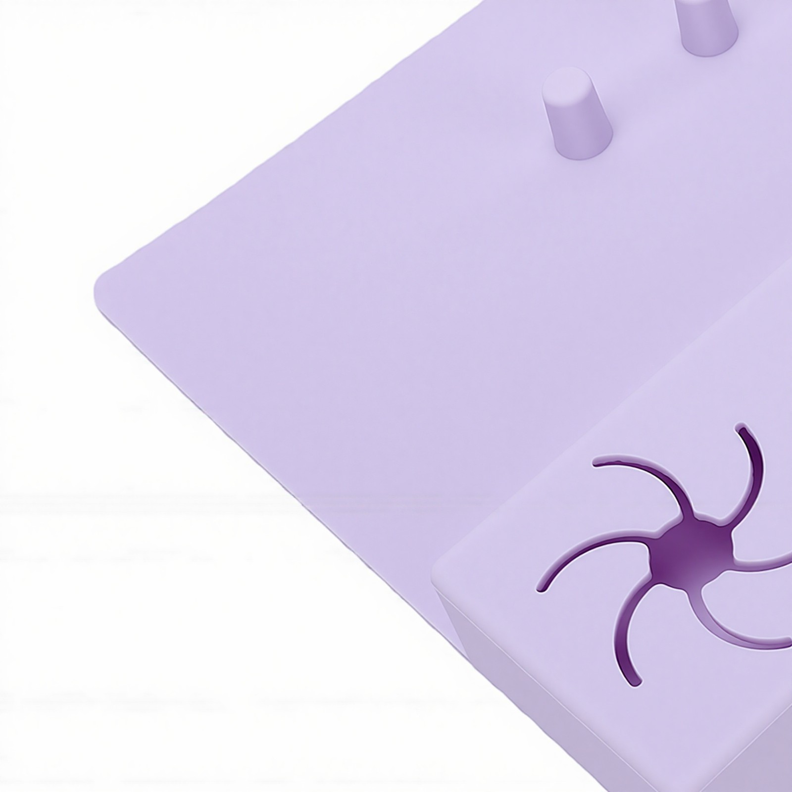 2 In 1 Silicone Nail Hand Rest Mat Anti Spill Holder For Home