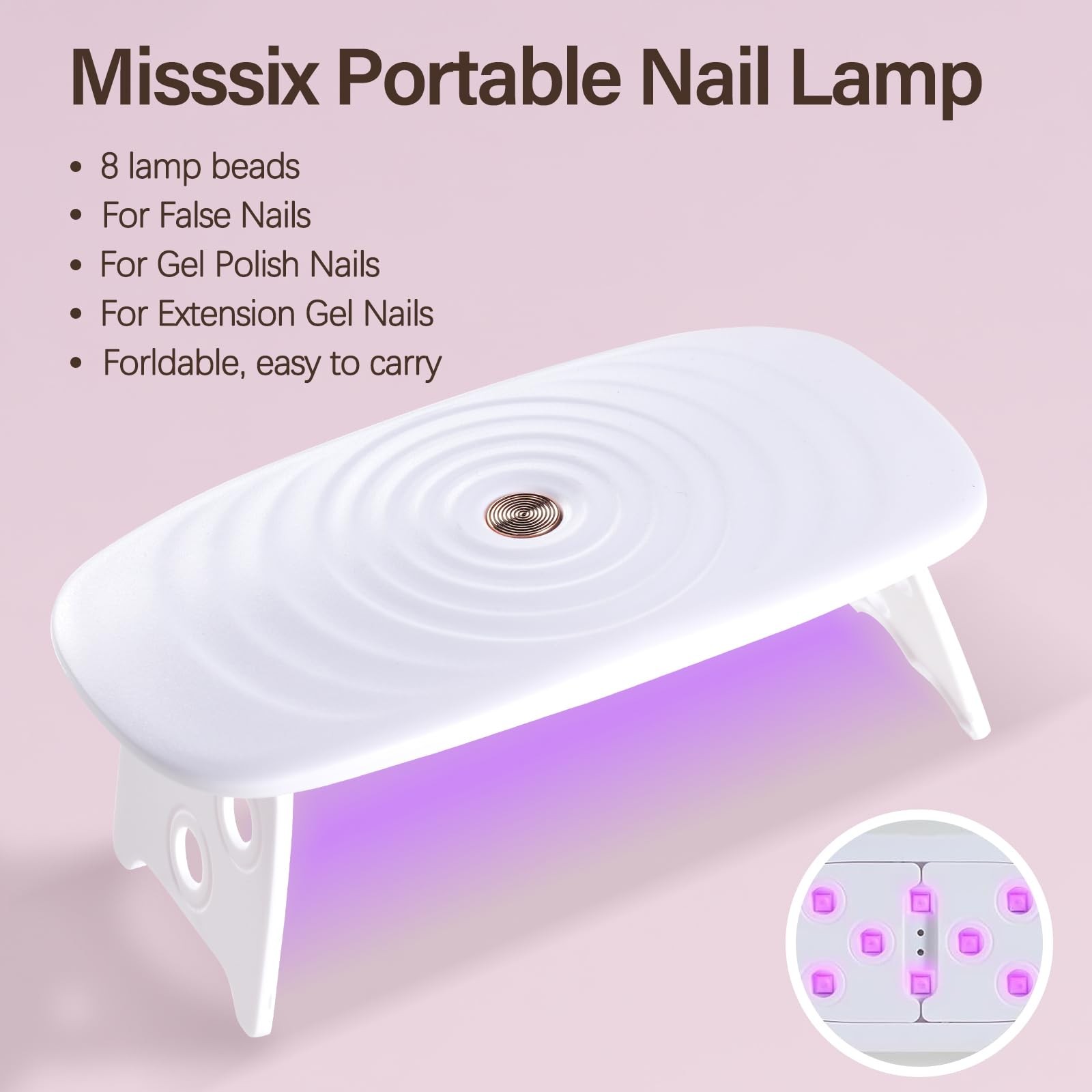 Misssix Extra Short Coffin x Nail Tips Kit, 216Pcs Pre Etched Clear