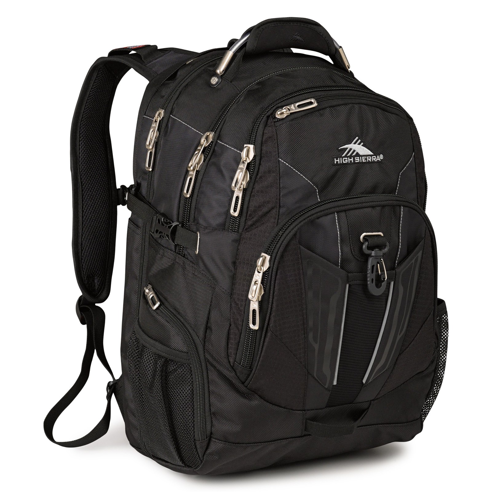 High Sierra XBT – TSA Laptop Backpack, Black, One Size