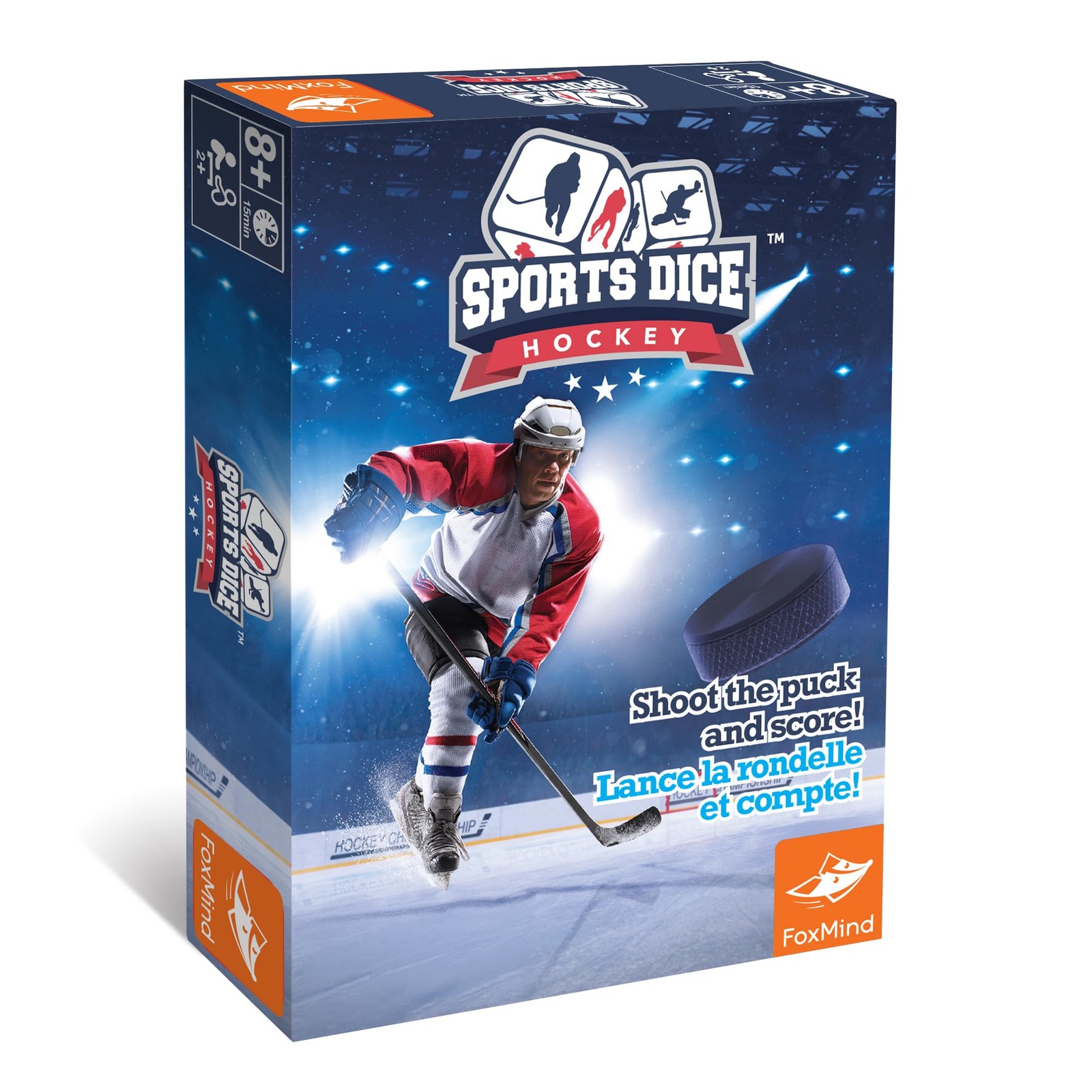 FoxMind-Games: Sports 4.5 inches x 6.25 x 1.24 inches, Hockey