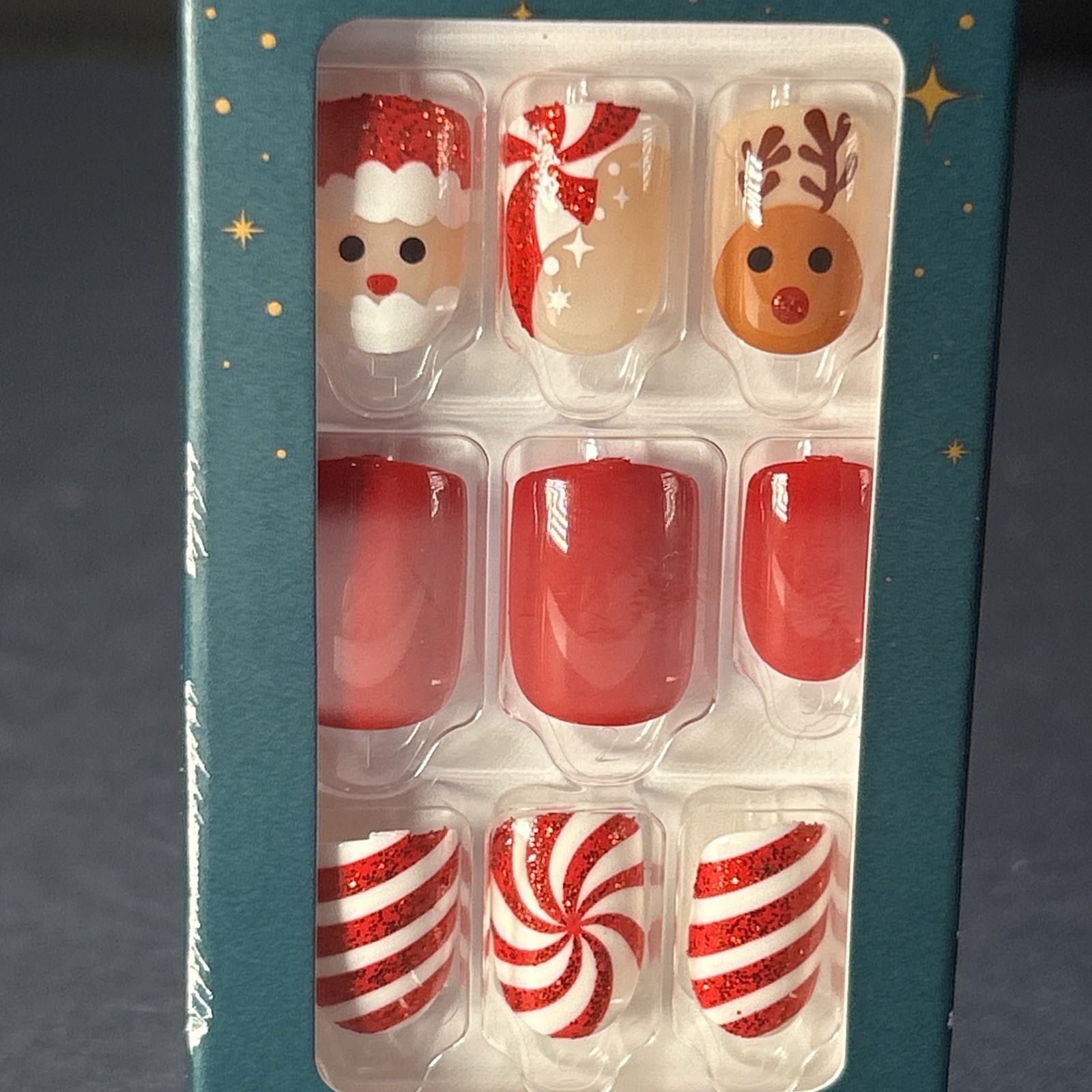 KISS Voguish Fantasy Impress Press On Nails Christmas Holiday Set/2 Pkgs NEW