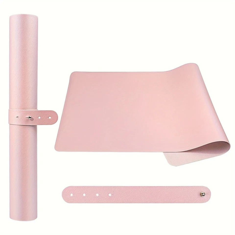 Foldable Nail Art Hand Rest Pad Table Mat Waterproof PU Leather Manicure Tool UK
