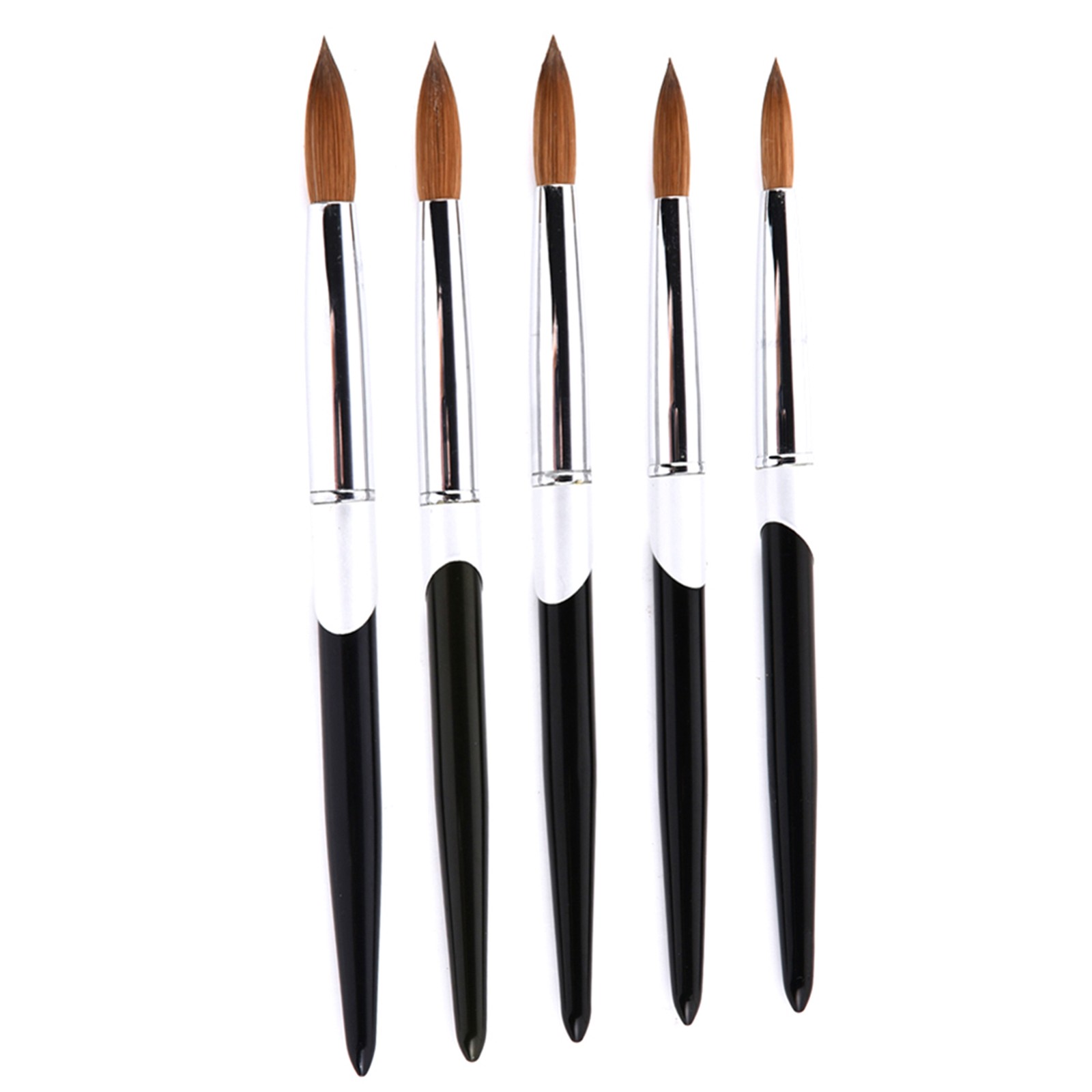 #8-16 Kolinsky Hair Sable Brush Acrylic Nail Brush Art Tool UV Gel Carving Pen F