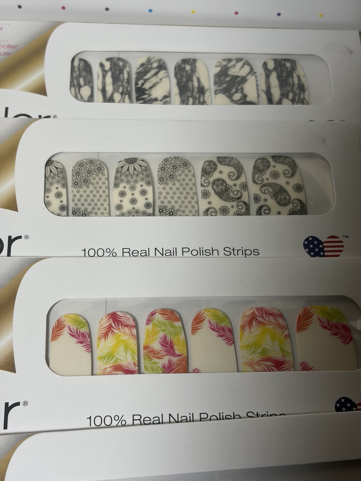 Lot of 19- Color Street Nail Polish Strips Bundle New Sealed Assorted retired