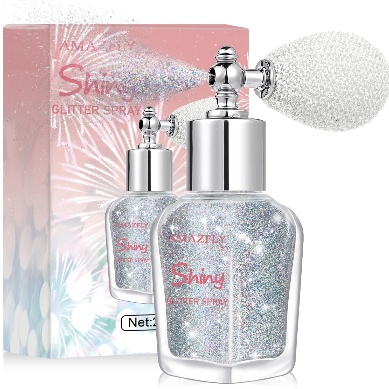 Hair and Body Glitter Spray, Shimmering Powder Sparkle Powder Makeup, Glitter…