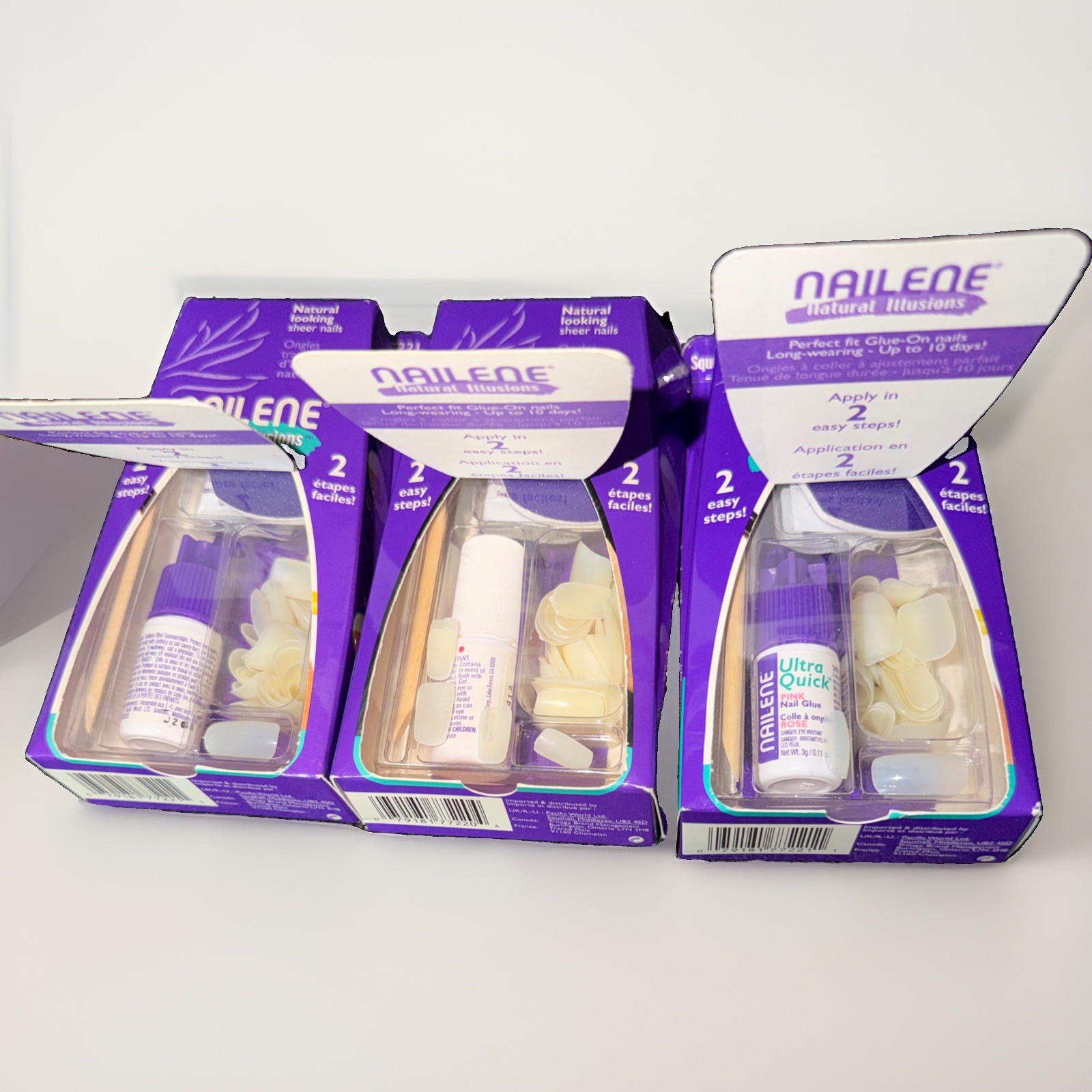 NAILENE Natural illusion Everyday Nails Studio Kit NEW