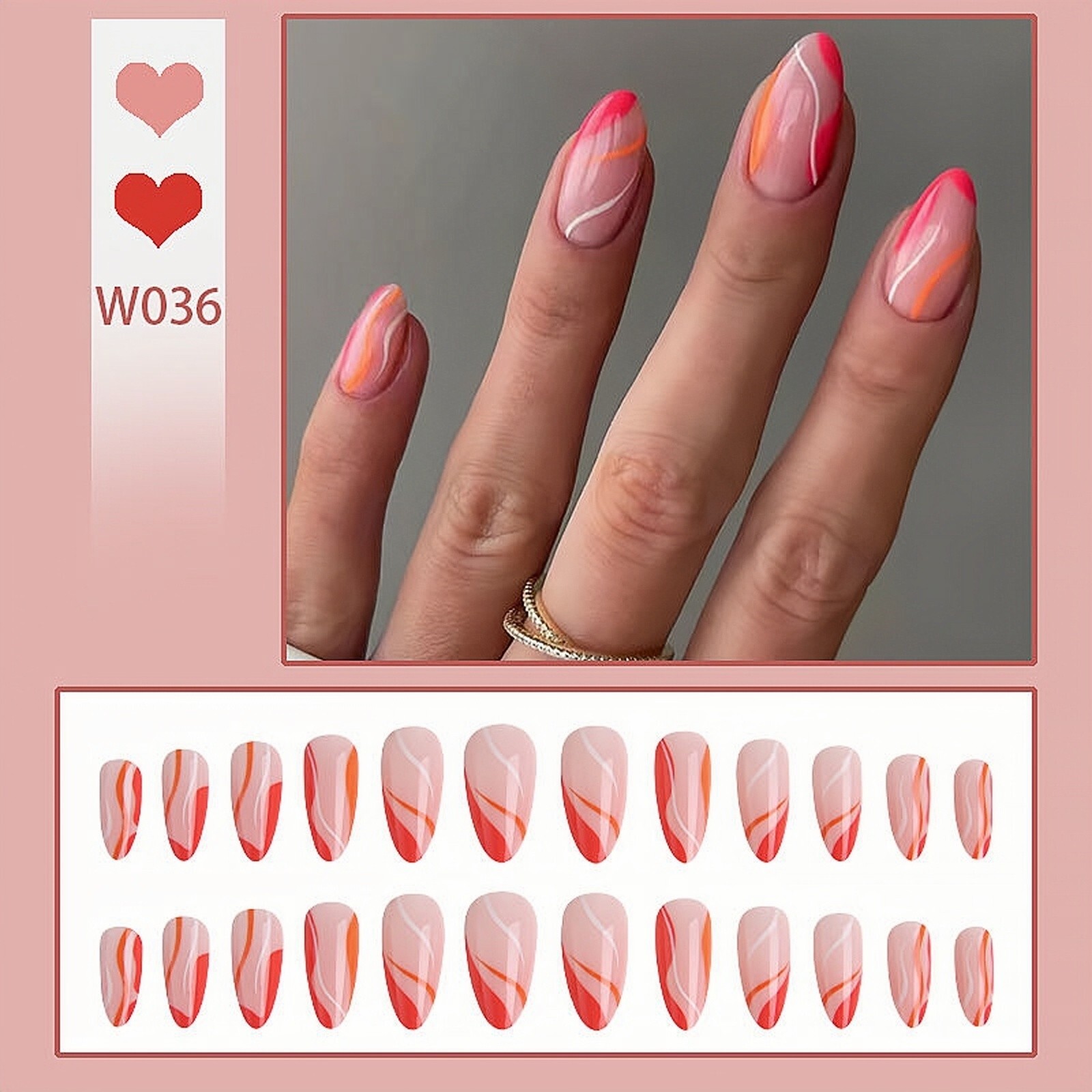 Glamnetic Reusable SPRINKLES 24 Nails, Glue, File, Stick, Alcohol