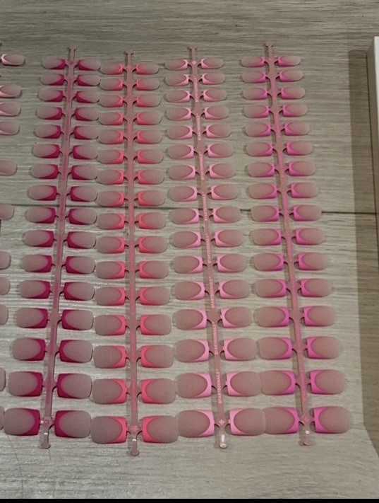 X Coat Tips French Tips Short 160pcs Quick-Drying BTMMA Material Short Square