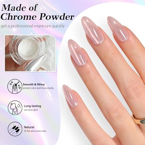 White Glazed Donut Press on Nails Short Square, Milky solid color square white