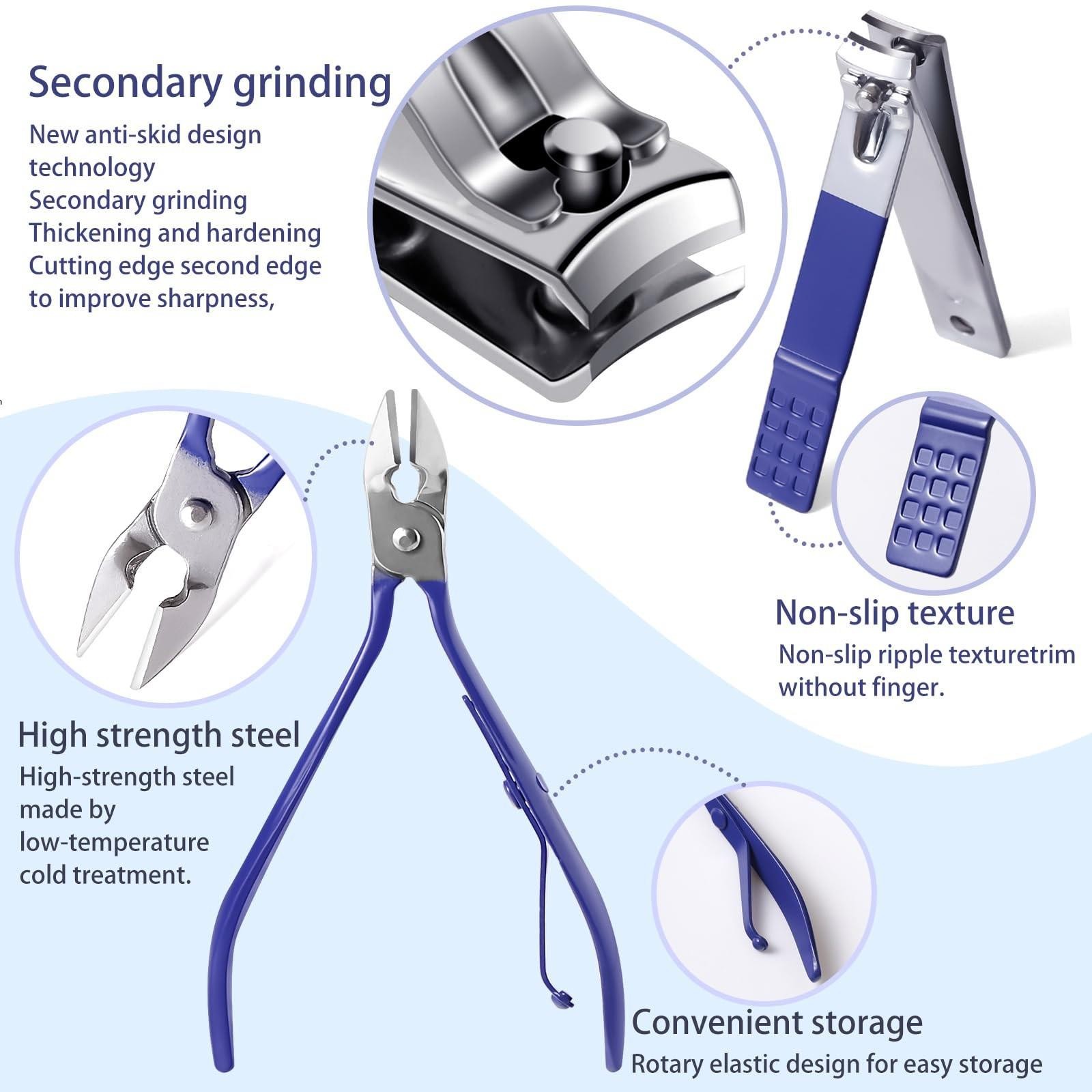 Manicure Set Pedicure Kit Womens Nail Clippers Set 32 in 1 Professional Groom…