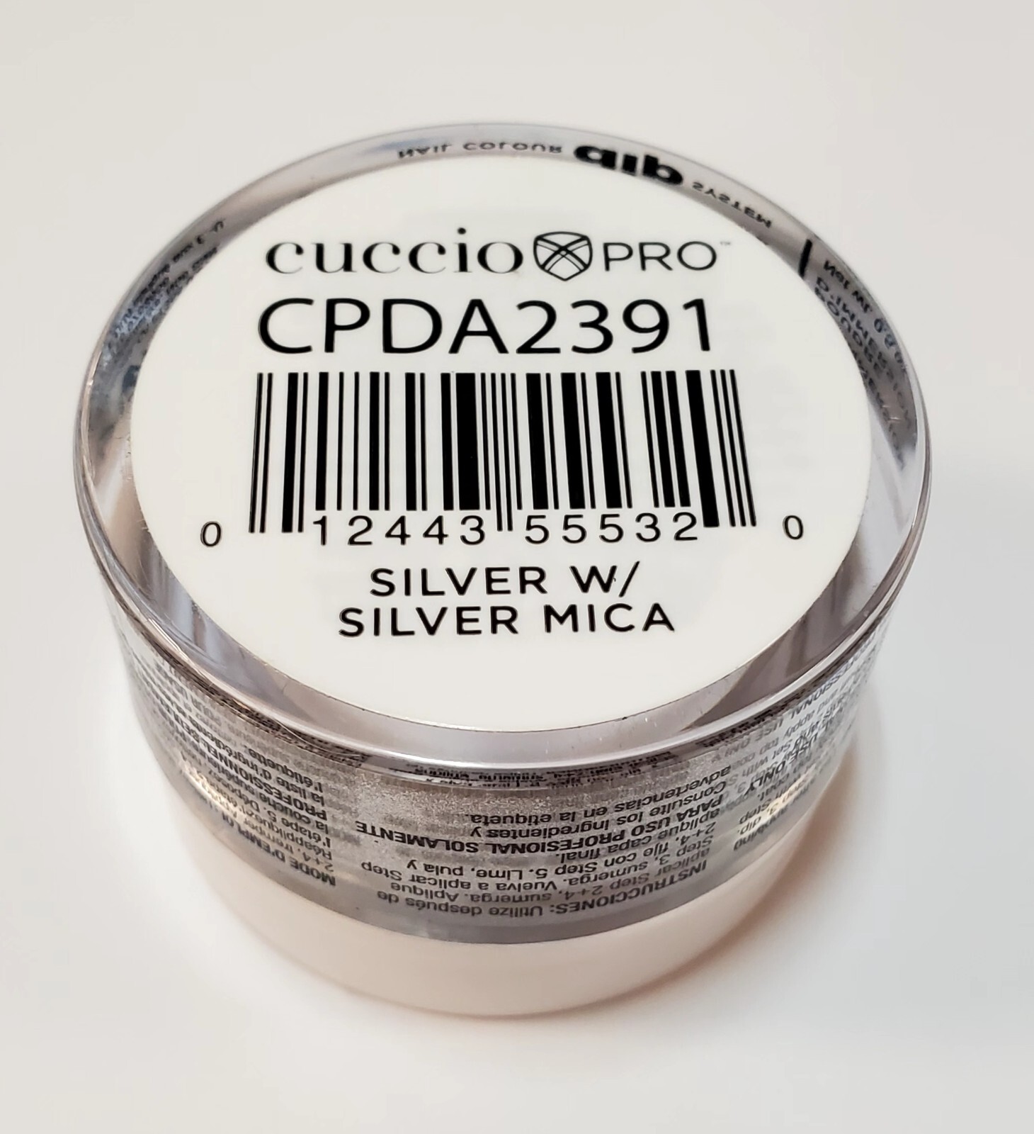 CUCCIO Pro Powder Polish Dip 0.5 fl oz~10 JARS!!~ WHITE