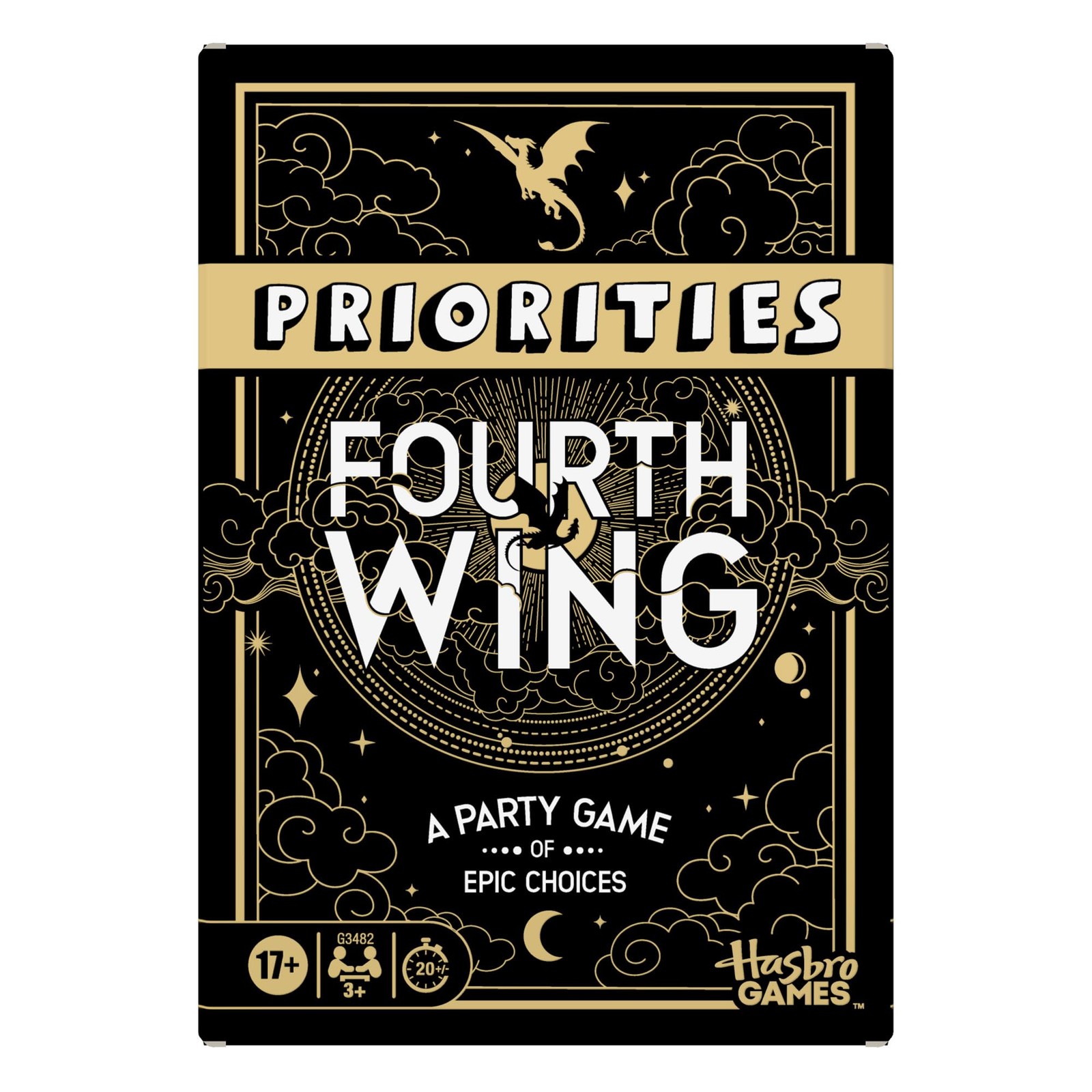 Hasbro Gaming Priorities Fourth Wing 4.49 x 1.61 x 6.5 inches, Multicolor