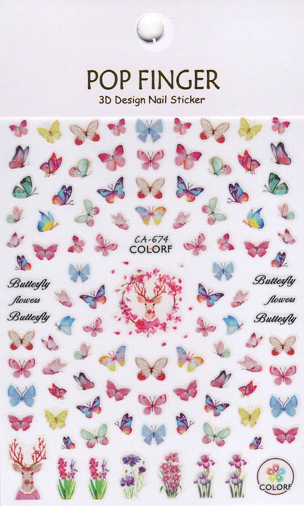 Nail Art Stickers Water Decals Flowers Lace Tribal Jewels Feathers Butterfly