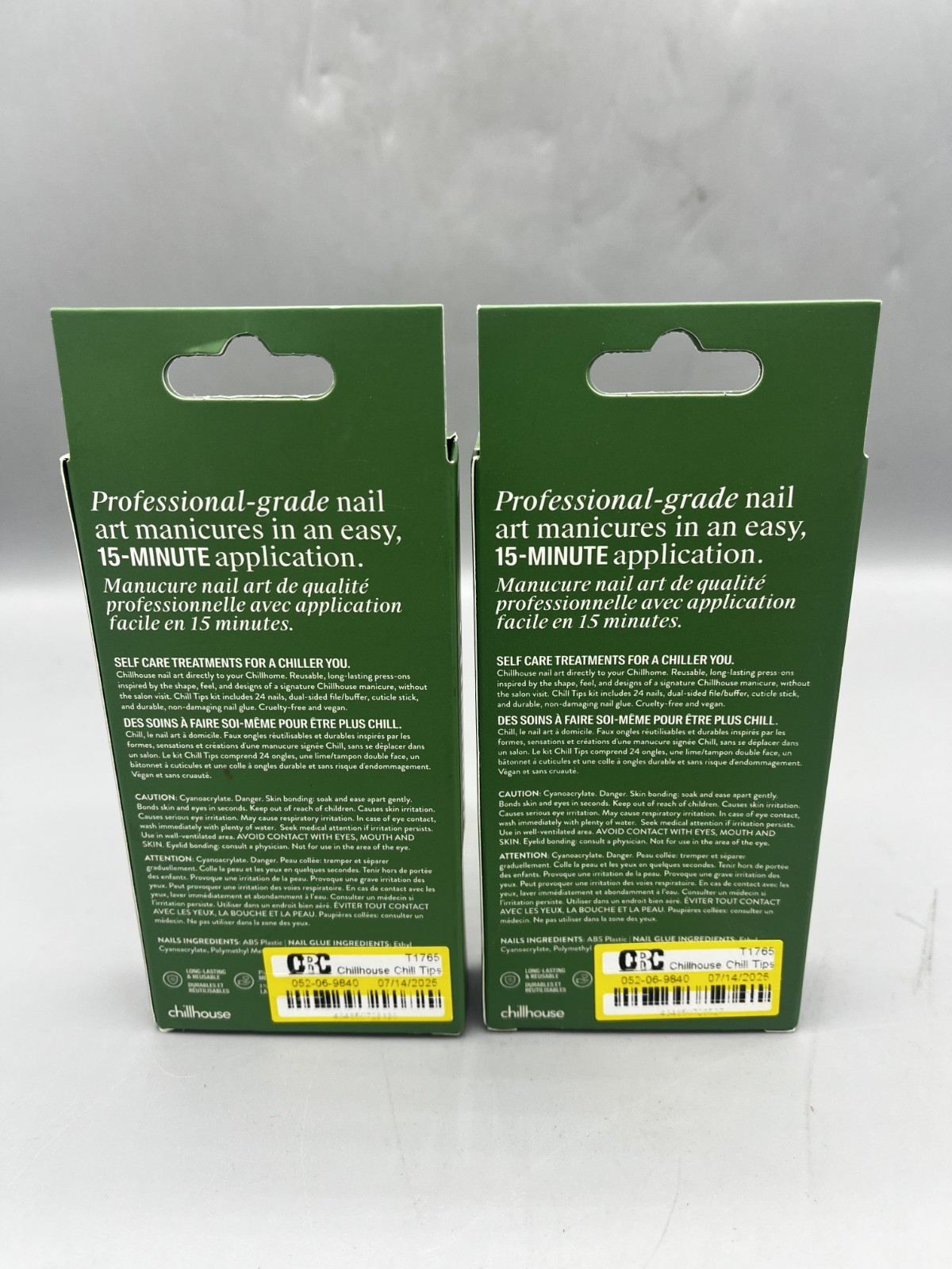 Lot Of 2 Chillhouse Chill Tips Press-On Fake Nails Shes a Gem 24ct – Brand NEW