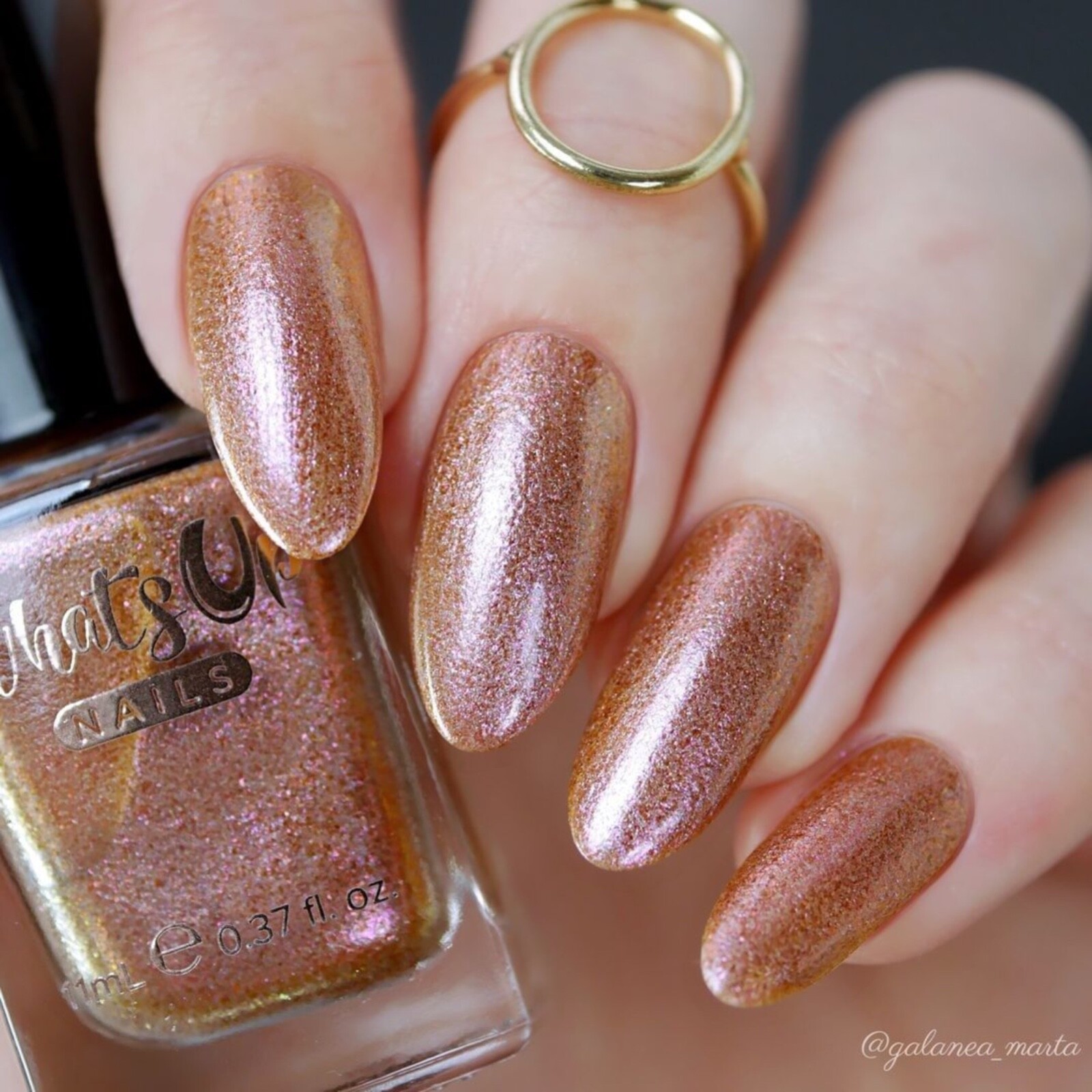 Whats Up Nails – Agate Nail Polish (Pink Duochrome) Nail Polish for Nail Art