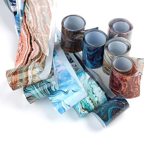 Mable Nail Foil Holographic Nails Foils Transfer Foil for Nails Starry Style 2