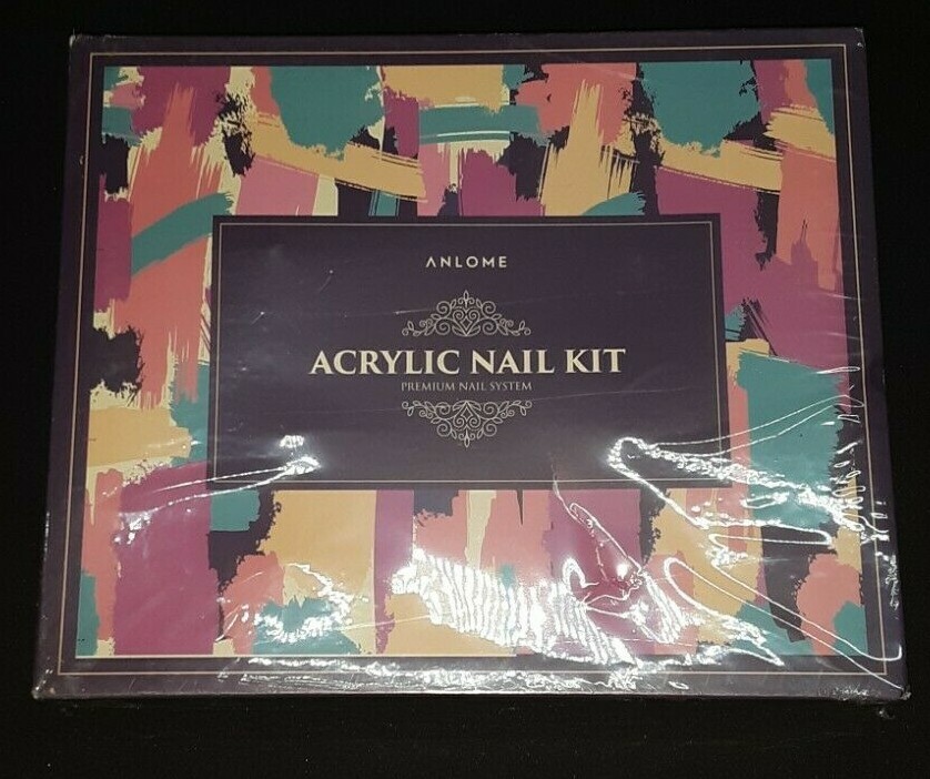 ANLOME ACRYLIC NAIL KIT PREMIUM NAIL SYSTEM read for contents SEALED nib