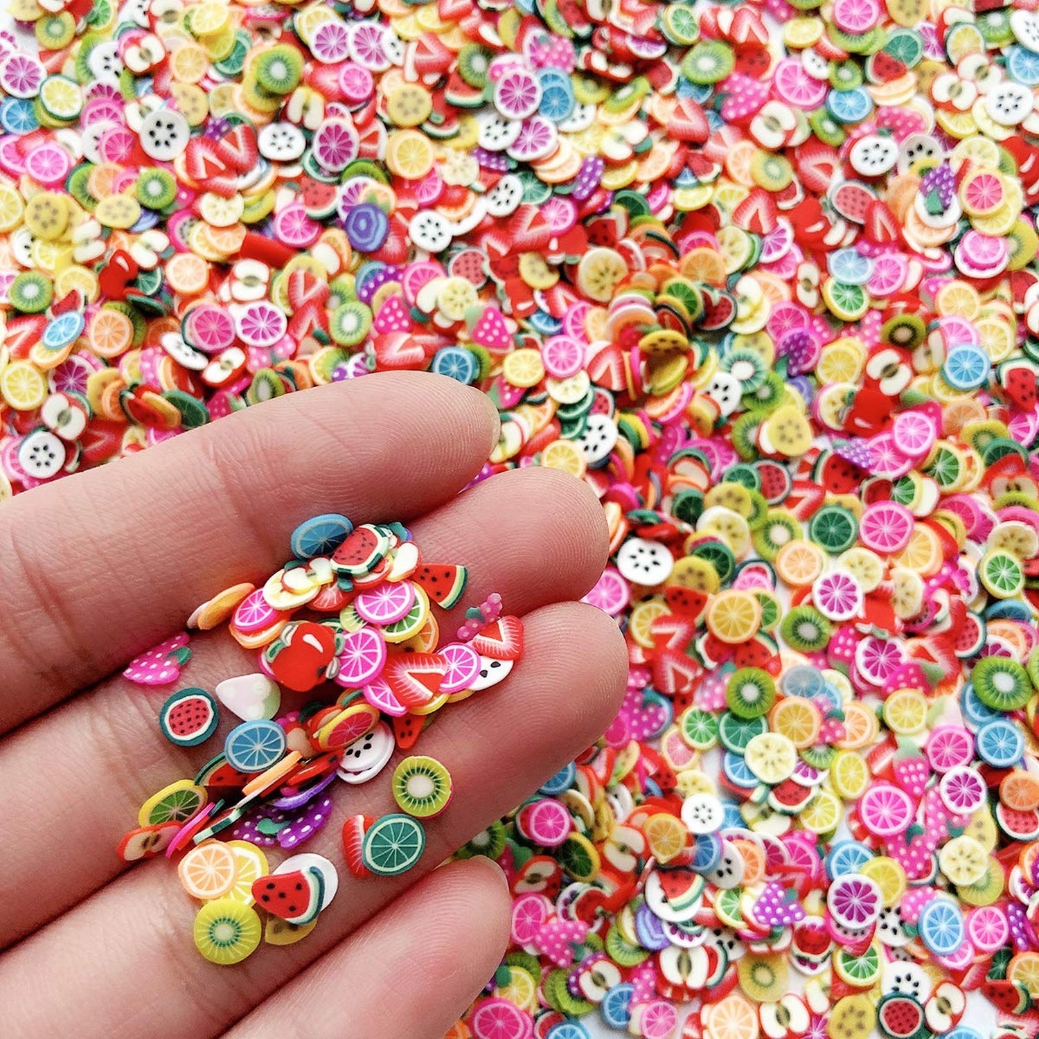10000 PCS Nail Art Slices Fruits Slice Polyme Slices for Nail Art and Cellpho…