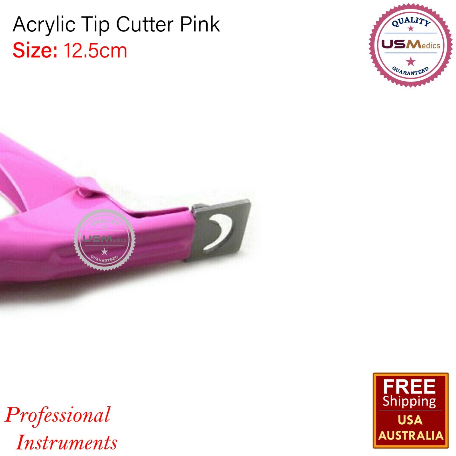 NEW Trimmer Nail Clippers Manicure Art U-shaped Scissors Cutter Fake Acrylic